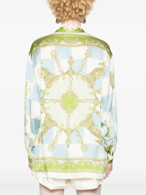CHECKMATE SILK SHIRT